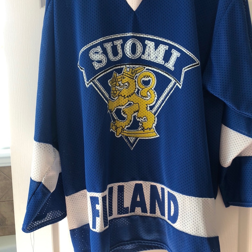 Teamu selanne Finland jersey